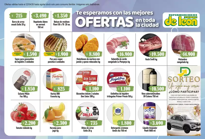 Catálogo Supermercado Tomas de Leon | Ofertas Supermercado Tomas de Leon | 2026-04-18T00:00:00.000Z - 2026-04-22T00:00:00.000Z