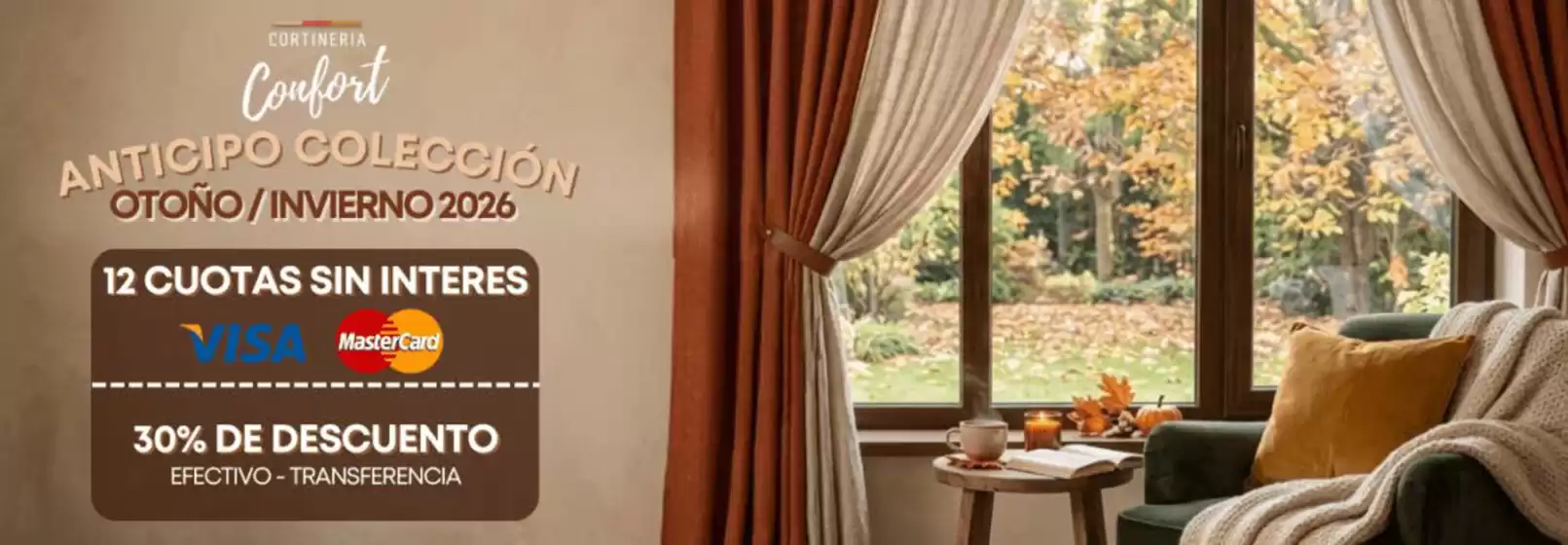 Catálogo Cortinería Confort | Promocion | 2026-04-20T00:00:00.000Z - 2026-05-06T00:00:00.000Z