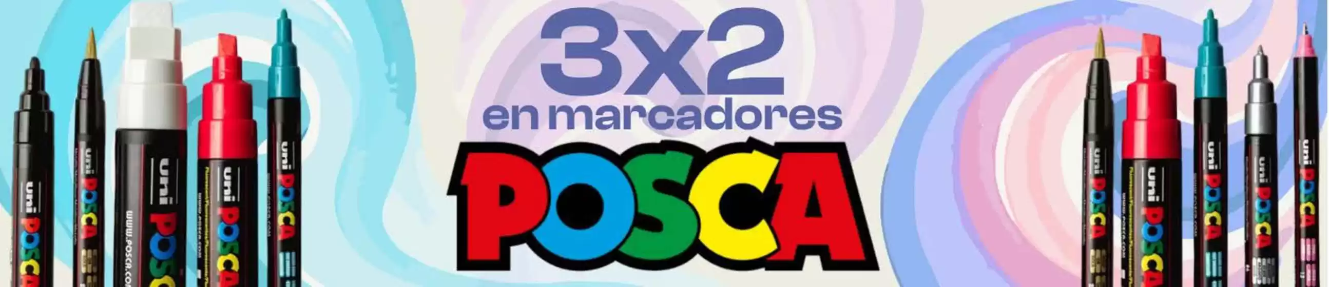 Catálogo Librerías Levalle | 3x2 en marcadores Posca | 2026-04-20T00:00:00.000Z - 2026-05-07T00:00:00.000Z