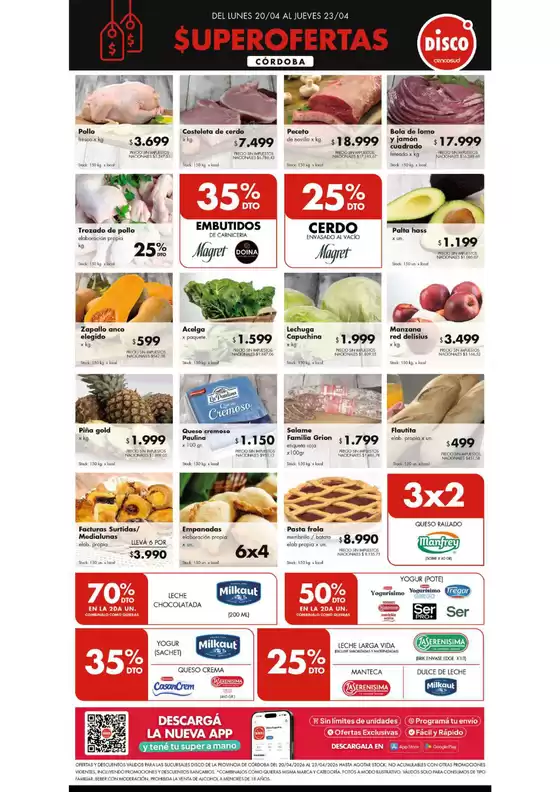Catálogo Disco | FERIA DE FRESCOS CORDOBA | 2026-04-20T00:00:00.000Z - 2026-04-23T00:00:00.000Z