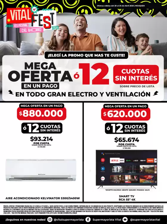 Catálogo Supermayorista Vital | Nuestras mejores gangas | 2026-04-20T00:00:00.000Z - 2026-04-26T00:00:00.000Z