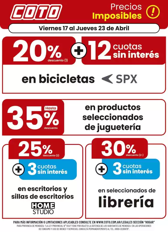 Catálogo Coto | Coto Afiche Hogar | 2026-04-17T00:00:00.000Z - 2026-04-23T00:00:00.000Z