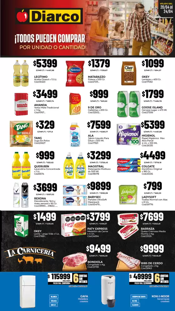 Catálogo Diarco | OFERTAS PUEBLO INTERIOR | 2026-04-20T00:00:00.000Z - 2026-04-24T00:00:00.000Z