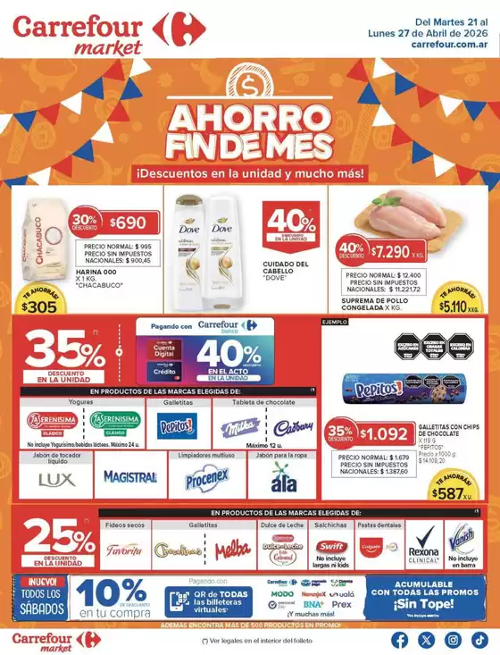 Catálogo Carrefour Market | Carrefour Market 21 Abril | 2026-04-21T00:00:00.000Z - 2026-04-28T00:00:00.000Z