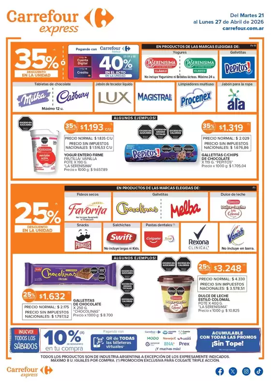 Catálogo Carrefour Express | Carrefour Express 21 Abril | 2026-04-21T00:00:00.000Z - 2026-04-28T00:00:00.000Z