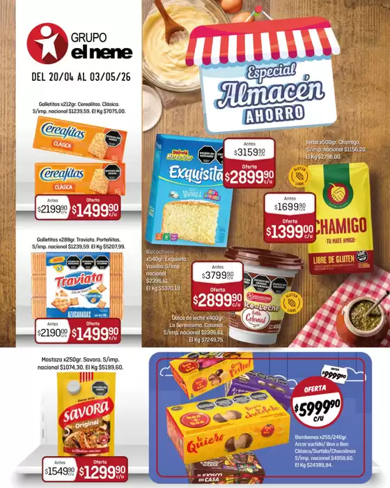 Catálogo El Nene en Lomas de Zamora | Ofertas El Nene | 2026-04-20T00:00:00.000Z - 2026-05-03T00:00:00.000Z