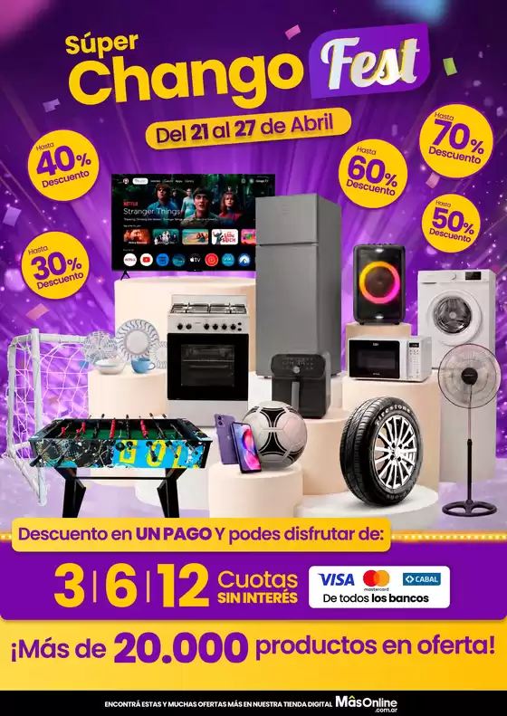 Catálogo Changomas | Del 21 al 27 de abril | 2026-04-21T00:00:00.000Z - 2026-04-27T00:00:00.000Z