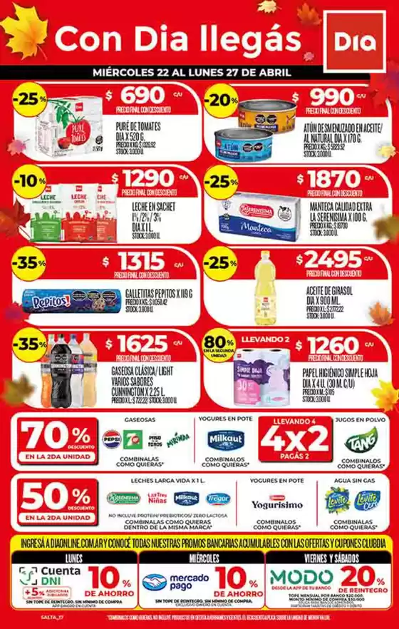 Catálogo Supermercados DIA | Gran variedad de ofertas | 2026-04-22T00:00:00.000Z - 2026-04-27T00:00:00.000Z