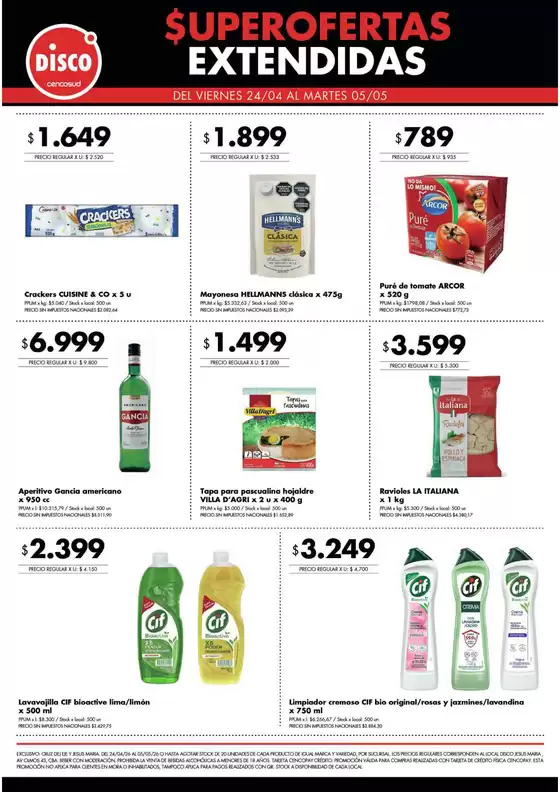 Catálogo Disco en Mar de Ostende | Catálogo Disco | 2026-04-24T00:00:00.000Z - 2026-05-05T00:00:00.000Z