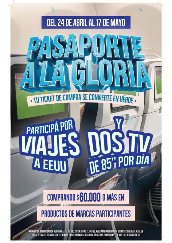 Catálogo Disco en Mar de Ostende | Disco_Promo_PasaporteGloria 24.04 | 2026-04-24T00:00:00.000Z - 2026-05-17T00:00:00.000Z