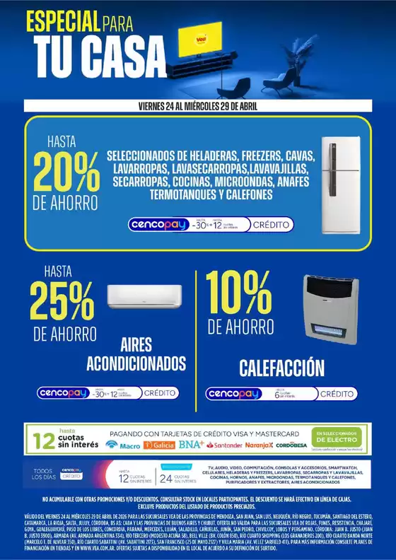 Catálogo Supermercados Vea en Santa Clara del Mar | Ofertas especial para tu casa | 2026-04-24T00:00:00.000Z - 2026-04-29T00:00:00.000Z