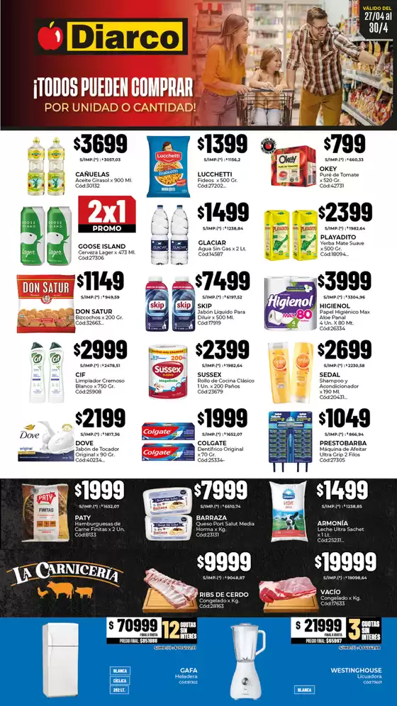 Catálogo Diarco | OFERTAS PUEBLO SUR | 2026-04-27T00:00:00.000Z - 2026-04-30T00:00:00.000Z