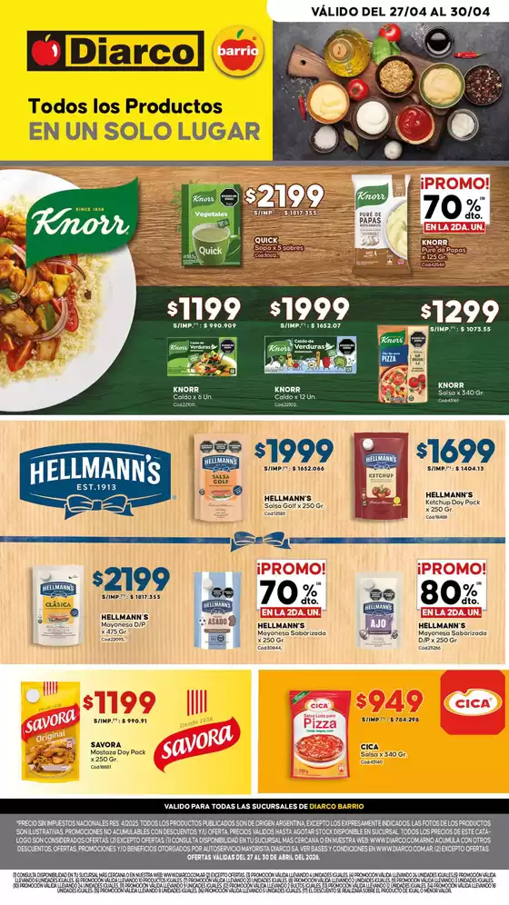 Catálogo Diarco | ESPECIAL ALMACEN | 2026-04-27T00:00:00.000Z - 2026-04-30T00:00:00.000Z