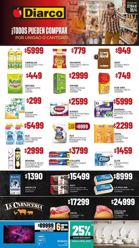 Catálogo Diarco | OFERTAS TDF | 2026-04-27T00:00:00.000Z - 2026-04-30T00:00:00.000Z