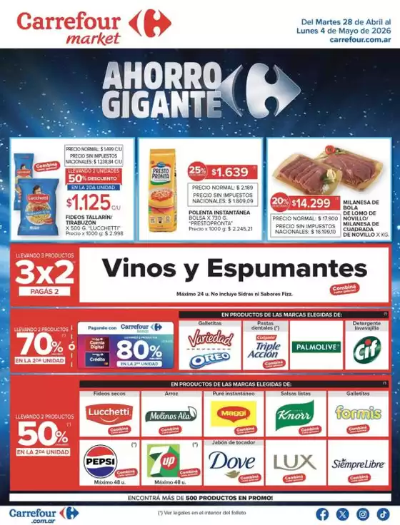 Catálogo Carrefour Market | Carrefour Market 28 Abril | 2026-04-28T00:00:00.000Z - 2026-05-05T00:00:00.000Z