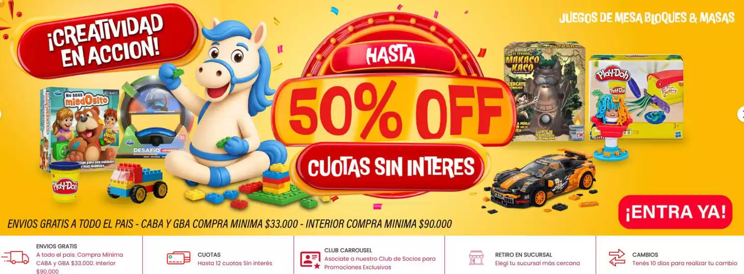 Catálogo Jugueterias Carrousel | Hasta 50% off | 2026-04-29T00:00:00.000Z - 2026-05-13T00:00:00.000Z