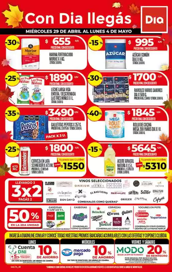 Catálogo Supermercados DIA | Ofertas para cazadores de gangas | 2026-04-29T00:00:00.000Z - 2026-05-04T00:00:00.000Z