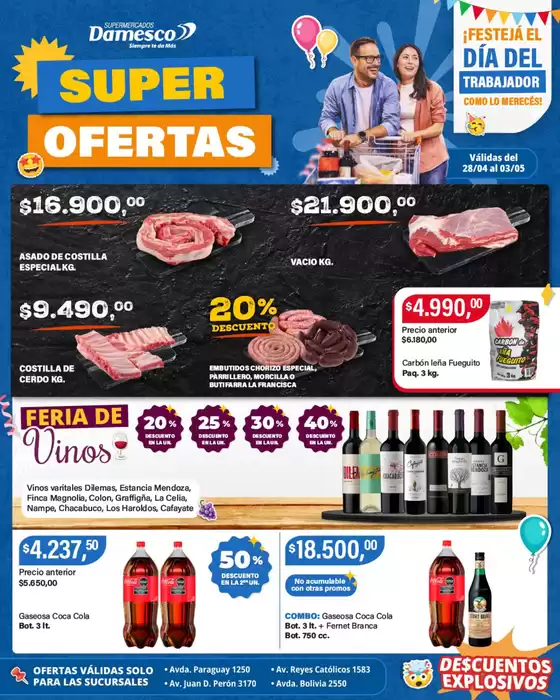 Catálogo Supermercados Damesco | Ofertas minoristas 28 al 3 05 | 2026-04-28T00:00:00.000Z - 2026-05-03T00:00:00.000Z