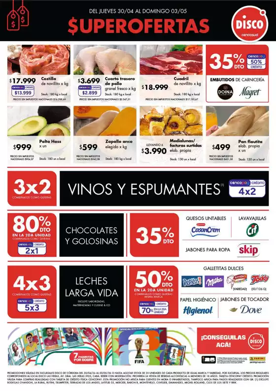 Catálogo Disco | Ofertas | Córdoba | 2026-04-30T00:00:00.000Z - 2026-05-03T00:00:00.000Z