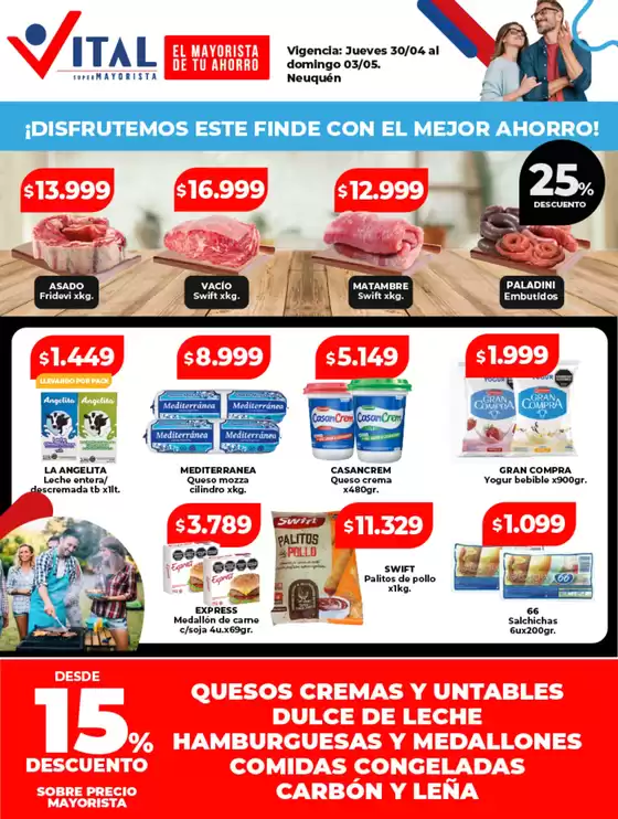 Catálogo Supermayorista Vital | Ofertas fin de semana | | 2026-04-30T00:00:00.000Z - 2026-05-03T00:00:00.000Z