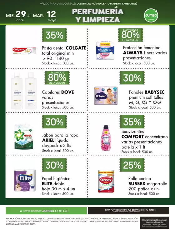 Catálogo Jumbo | Especial Perfumería y Limpieza | 2026-04-29T00:00:00.000Z - 2026-05-12T00:00:00.000Z