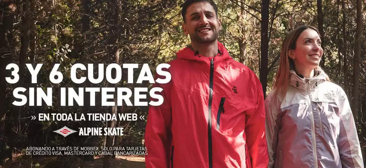 Catálogo Alpine Skate | 3 y 6 cuotas sin interes | 2026-04-30T00:00:00.000Z - 2026-05-10T00:00:00.000Z