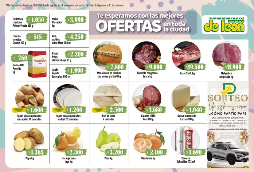 Catálogo Supermercado Tomas de Leon | Ofertas Supermercado Tomas de Leon | 2026-05-01T00:00:00.000Z - 2026-05-06T00:00:00.000Z