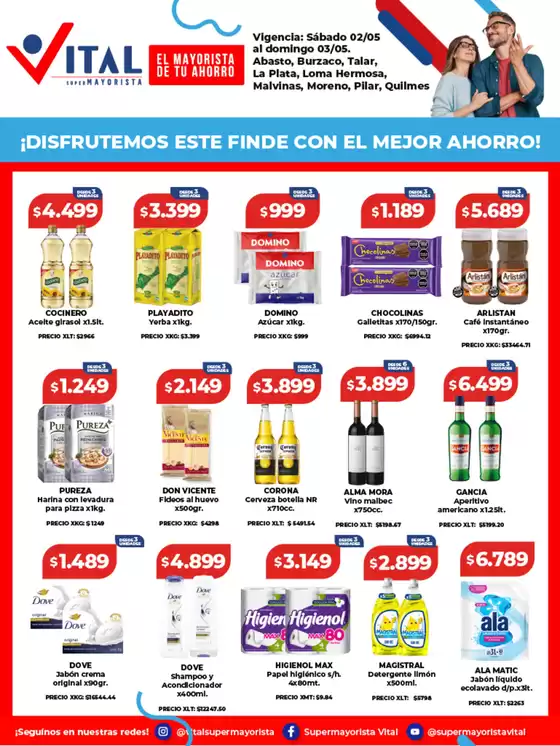 Catálogo Supermayorista Vital | Ofertas fin de semana | | 2026-05-02T00:00:00.000Z - 2026-05-03T00:00:00.000Z
