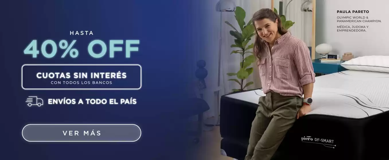 Catálogo Piero Colchones | Promocion! Hasta 40% off | 2026-05-04T00:00:00.000Z - 2026-05-20T00:00:00.000Z