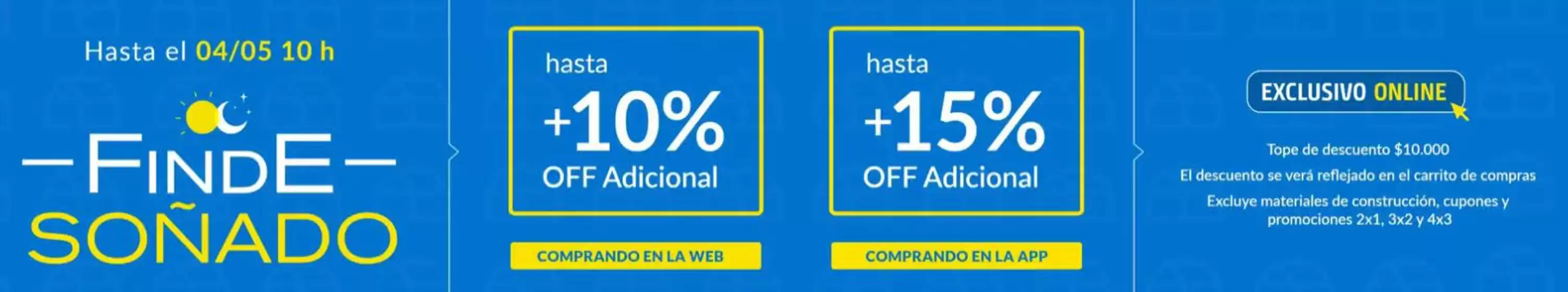 Catálogo Sodimac | Finde sonado | 2026-05-04T00:00:00.000Z - 2026-05-04T00:00:00.000Z