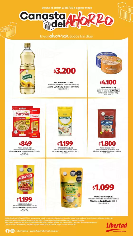 Catálogo Hiper Libertad | Ahorra ahora con nuestras ofertas | 2026-04-30T00:00:00.000Z - 2026-05-06T00:00:00.000Z