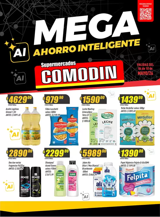 Catálogo Supermercados Comodin | 2026220 | 2026-05-04T00:00:00.000Z - 2026-05-10T00:00:00.000Z