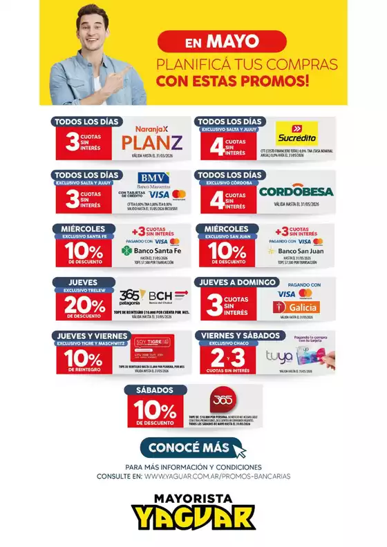 Catálogo Supermercados Yaguar en Avellaneda (Buenos Aires) | Planifica tus compras con estas promos! | 2026-05-13T00:00:00.000Z - 2026-05-31T00:00:00.000Z