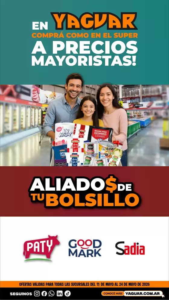 Catálogo Supermercados Yaguar en Avellaneda (Buenos Aires) | En Yaguar compra como en el super | 2026-05-13T00:00:00.000Z - 2026-05-24T00:00:00.000Z