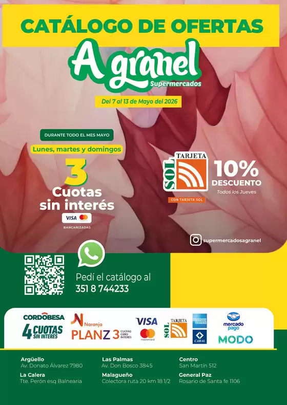 Catálogo Supermercados A Granel en El Palomar | Catálogo de ofertas | 2026-05-13T00:00:00.000Z - 2026-05-13T00:00:00.000Z