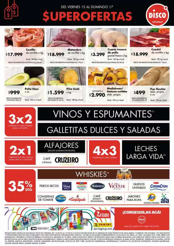Catálogo Disco | Ofertas | Córdoba | 2026-05-15T00:00:00.000Z - 2026-05-17T00:00:00.000Z