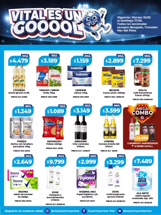 Catálogo Supermayorista Vital | Ofertas fin de semana | | 2026-05-15T00:00:00.000Z - 2026-05-17T00:00:00.000Z