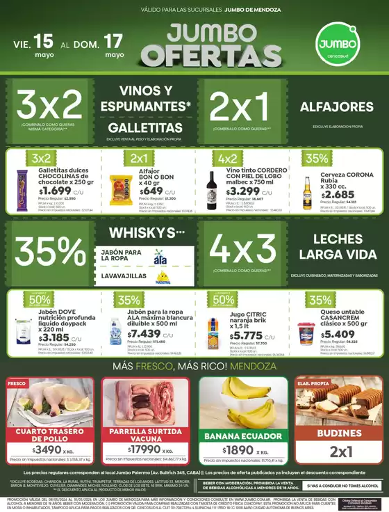 Catálogo Jumbo | Ofertas | Mendoza | 2026-05-15T00:00:00.000Z - 2026-05-17T00:00:00.000Z