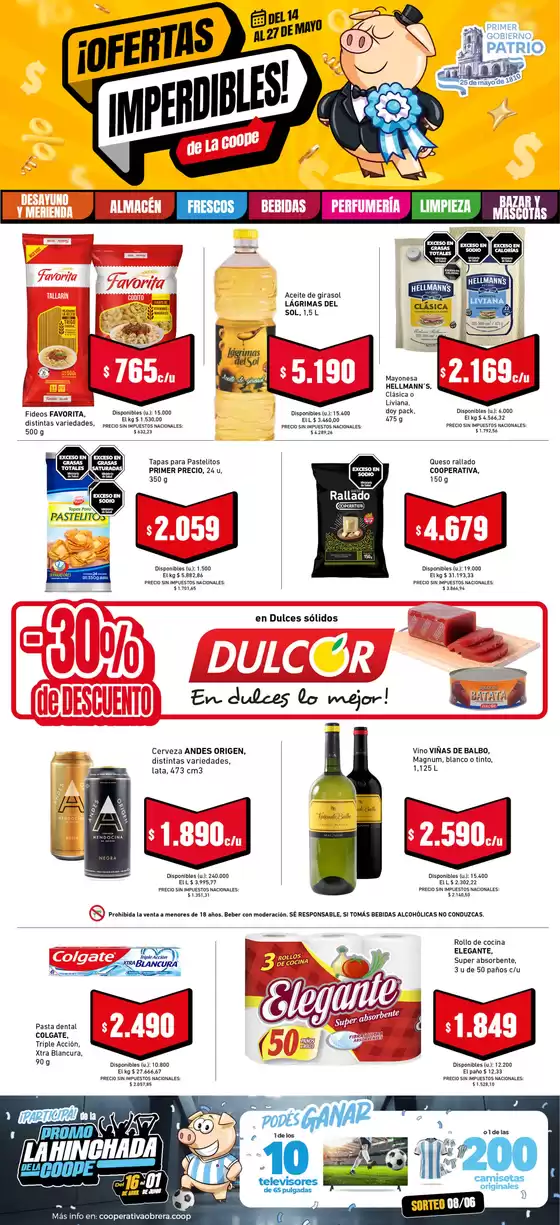 Catálogo Cooperativa Obrera | Imperdibles-CR | 2026-05-14T00:00:00.000Z - 2026-05-27T00:00:00.000Z