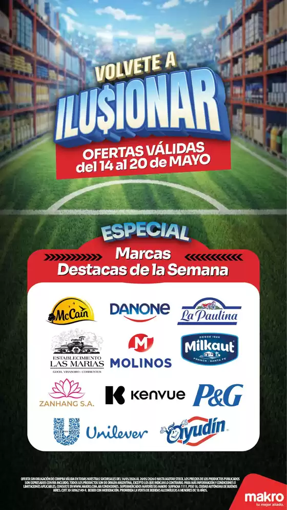 Catálogo Makro | Ofertas especiales | 2026-05-14T00:00:00.000Z - 2026-05-20T00:00:00.000Z