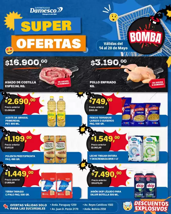 Catálogo Supermercados Damesco | Ofertas minoristas 14 al 20 05 | 2026-05-14T00:00:00.000Z - 2026-05-20T00:00:00.000Z