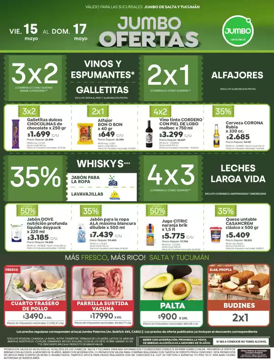 Catálogo Jumbo | Ofertas | Salta & Tucumán | 2026-05-15T00:00:00.000Z - 2026-05-17T00:00:00.000Z