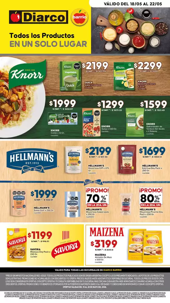 Catálogo Diarco | ESPECIAL ALMACEN | 2026-05-18T00:00:00.000Z - 2026-05-22T00:00:00.000Z