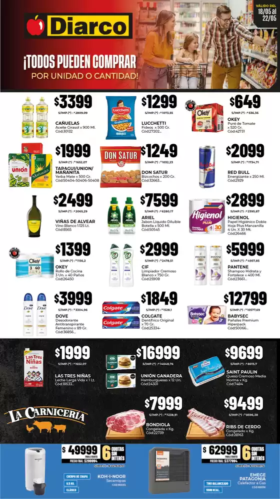 Catálogo Diarco | OFERTAS PUEBLO INTERIOR | 2026-05-18T00:00:00.000Z - 2026-05-22T00:00:00.000Z
