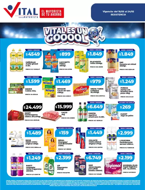 Catálogo Supermayorista Vital | Ofertas para cazadores de gangas | 2026-05-18T00:00:00.000Z - 2026-05-24T00:00:00.000Z