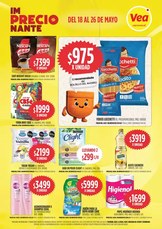 Catálogo Supermercados Vea | Oferta imPRECIOnante | 2026-05-18T00:00:00.000Z - 2026-05-26T00:00:00.000Z