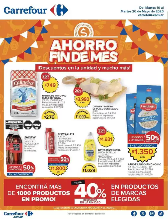 Catálogo Carrefour | Carrefour Hiper 19 Mayo | 2026-05-19T00:00:00.000Z - 2026-05-27T00:00:00.000Z