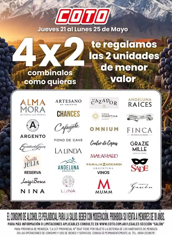 Catálogo Coto | Coto Afiche Afiche Marcas Bodega | 2026-05-21T00:00:00.000Z - 2026-05-25T00:00:00.000Z