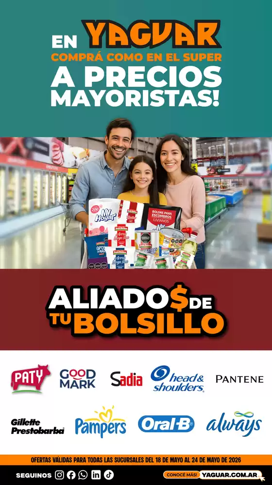 Catálogo Supermercados Yaguar | 1586 Aliados MAYO | 2026-05-18T00:00:00.000Z - 2026-05-24T00:00:00.000Z