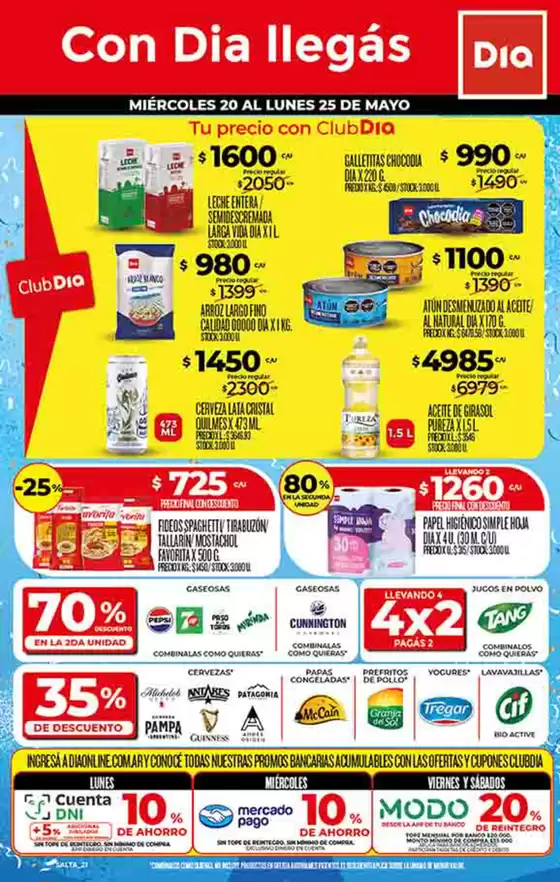 Catálogo Supermercados DIA | Gran variedad de ofertas | 2026-05-20T00:00:00.000Z - 2026-05-25T00:00:00.000Z